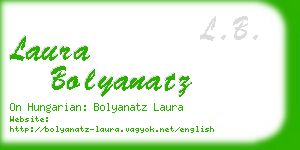 laura bolyanatz business card